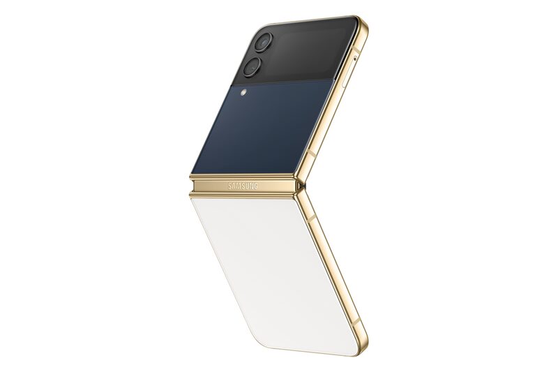 Samsung Galaxy Z Flip4 Bespoke Edition (avec face avant Bleue)