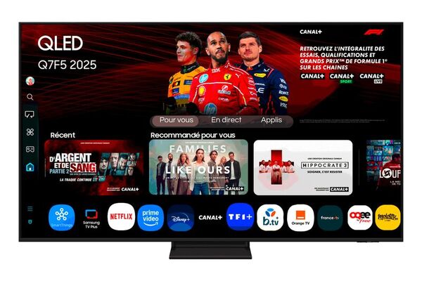 Samsung TV AI QLED 55" Q7F5 2025, 4K, Quantum Dots