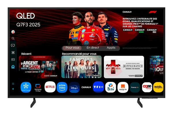 Samsung TV AI QLED 65" Q7F3 2025, 4K, Quantum Dots