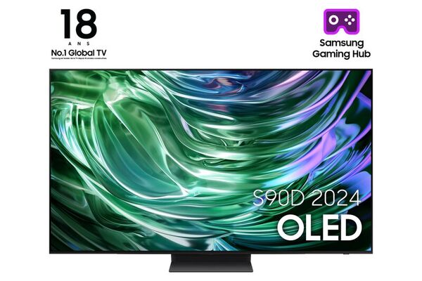 Samsung TV AI OLED 65" S90D 2024, 4K