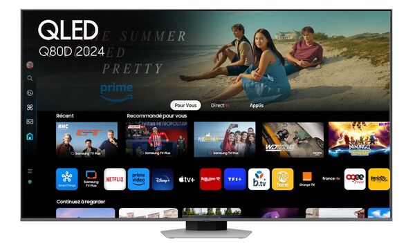 Samsung TV AI QLED 75" Q80D 2024, 4K