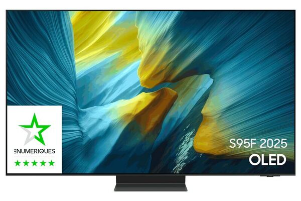 Samsung TV AI OLED 83" S95F 2025, 4K, sans reflet