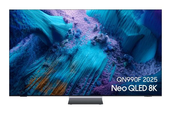 Samsung TV AI Neo QLED 85" QN990F 2025, 8K, sans reflet, Boîtier sans fil One Connect