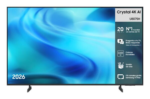 43" Crystal UHD U8075H 4K Samsung Vision AI Smart TV (2026)