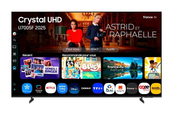 Samsung TV Crystal UHD 65" U7005F 2025, 4K, Smart TV