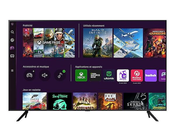 Samsung TV CRYSTAL UHD 4K, 85CU7175, SMART TV