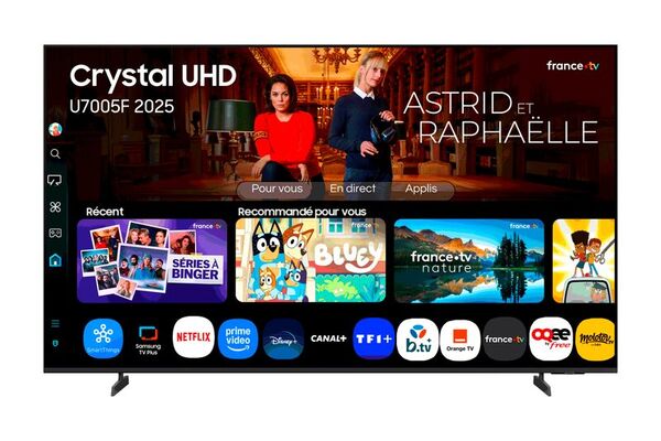 Samsung TV Crystal UHD 85" U7005F 2025, 4K, Smart TV