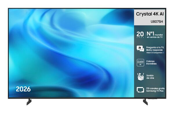 85" Crystal UHD U8075H 4K Samsung Vision AI Smart TV (2026)