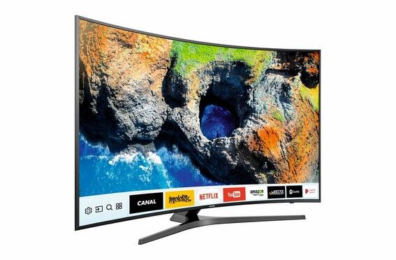 Samsung TV UHD 65'' MU6645, Ecran incurvé, Smart TV, 1700 PQI
