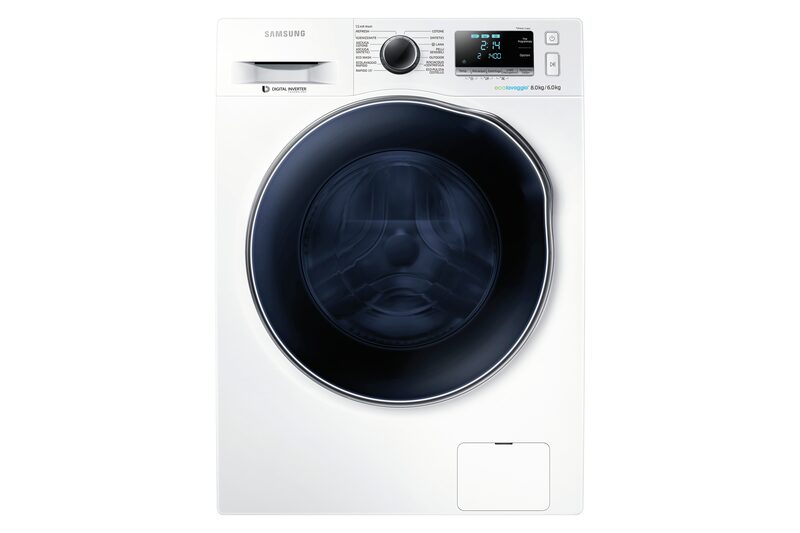 Samsung Lavante-séchante, EcoBubble, 8+6kg - WD80J6410AW