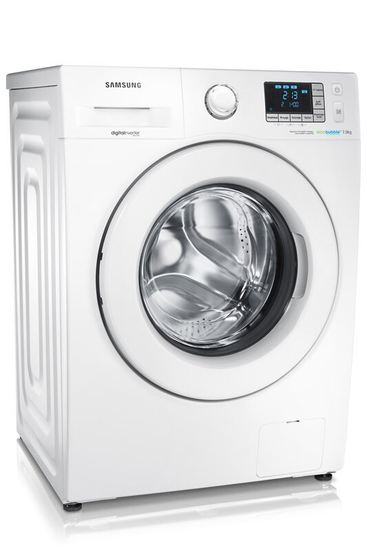 Samsung Lave-linge Eco Bubble & moteur Digital Inverter, 7kg - WF70F5E3U4W