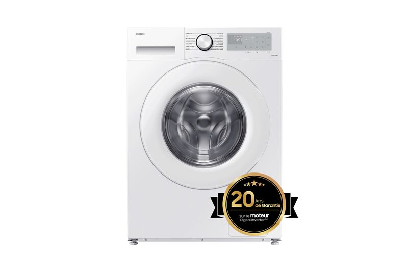 Samsung Lave-linge Hublot EcoBubble Programme vapeur 9 kg