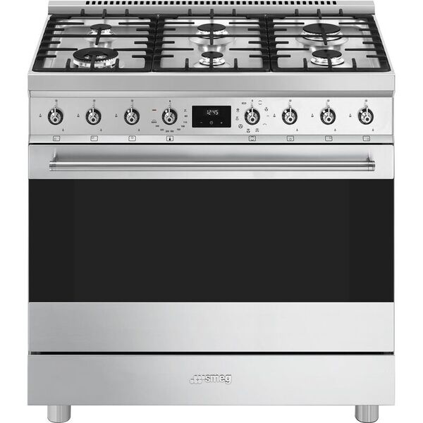 Smeg Piano de cuisson Gaz 90x60 cm C9GMX2