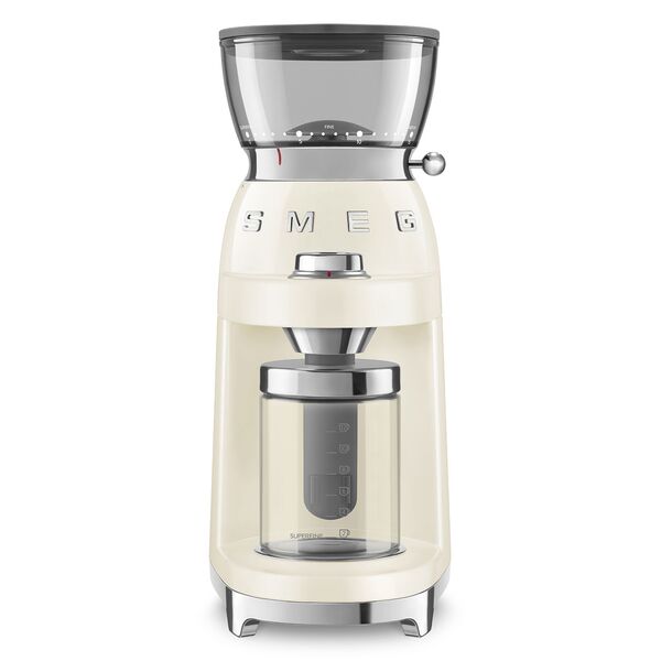 Smeg Broyeur à café vintage Crème Années 50 CGF03CREU