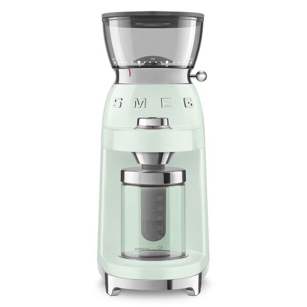 Smeg Broyeur à café vintage Vert d'Eau Années 50 CGF03PGEU
