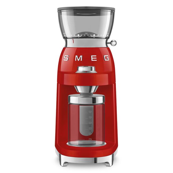 Smeg Broyeur à café vintage Rouge Années 50 CGF03RDEU