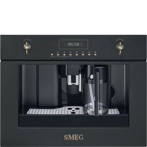 Smeg Machine à café Automatique Anthracite 45 cm compact CMS8451A