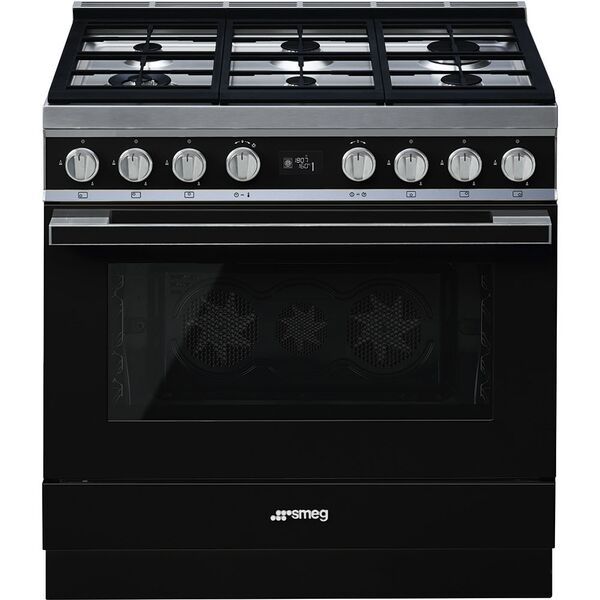 Smeg Piano de cuisson Gaz 90x60 cm CPF9GPBL