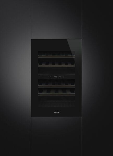 Smeg Cave à vin Encastrable Noir CVI040BE1