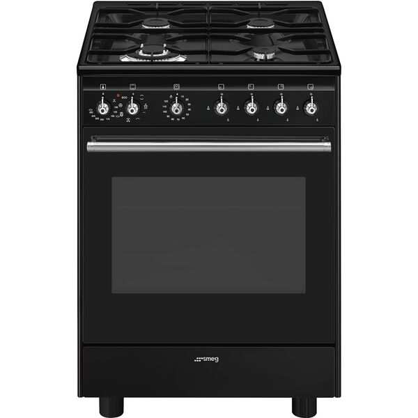 Smeg Piano de cuisson Gaz 60x60 cm CX61GMBL