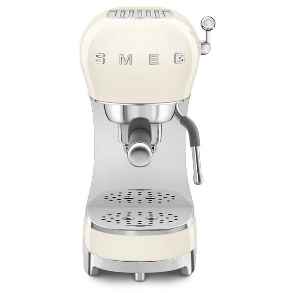 Smeg Machine à café Expresso vintage Crème Années 50 ECF02CREU