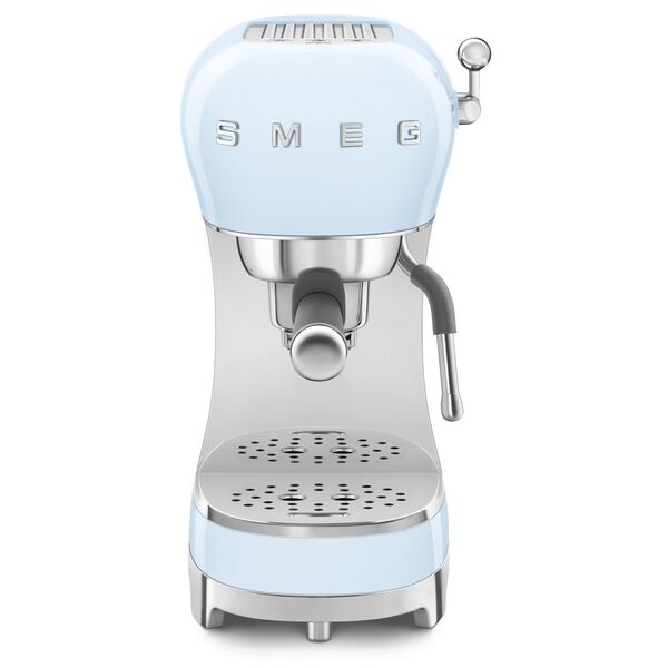 Smeg Machine à café Expresso vintage Bleu Azur Années 50 ECF02PBEU