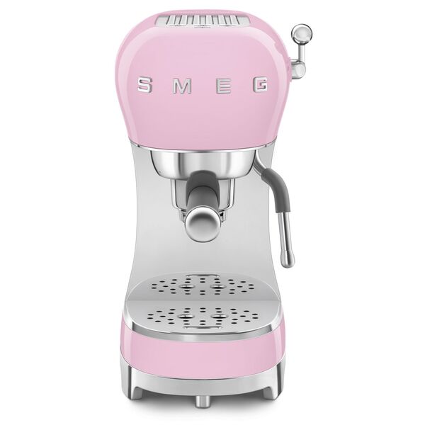 Smeg Machine à café Expresso vintage Rose Années 50 ECF02PKEU