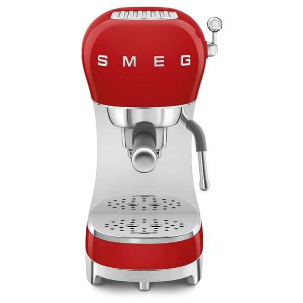 Smeg Machine à café Expresso vintage Rouge Années 50 ECF02RDEU