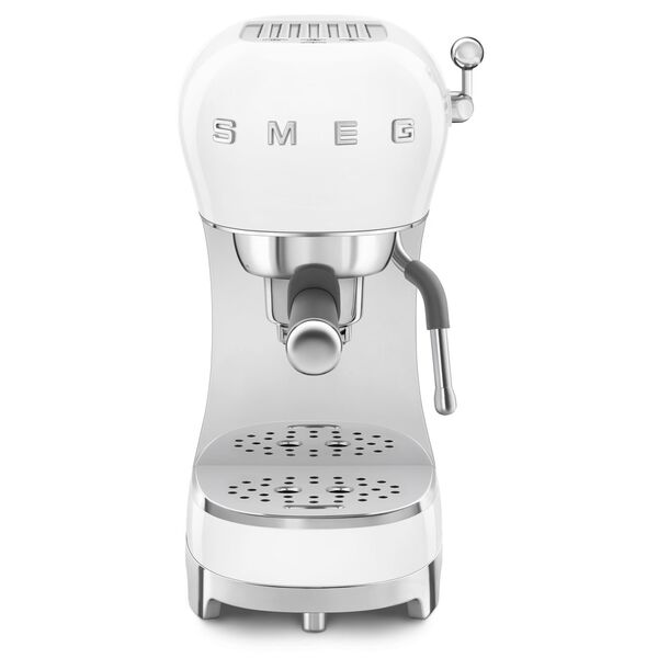 Smeg Machine à café Expresso vintage Blanc Années 50 ECF02WHEU