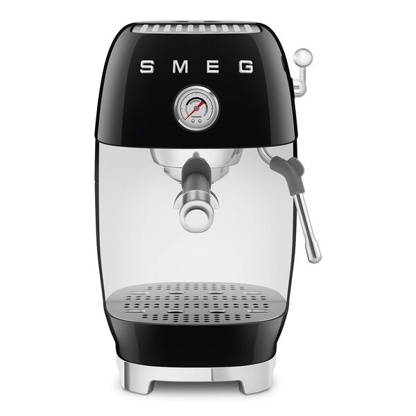 Smeg Machine à café Expresso vintage Noir Années 50 ECF03BLEU
