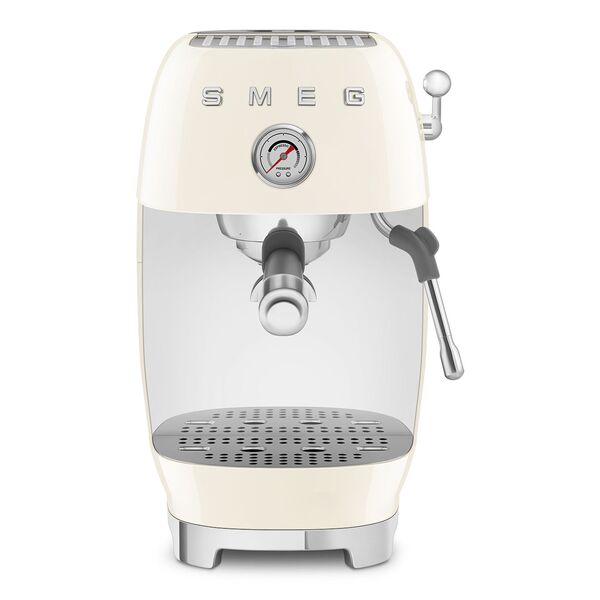 Smeg Machine à café Expresso vintage Crème Années 50 ECF03CREU