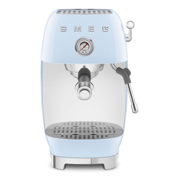 Smeg Machine à café Expresso vintage Bleu Azur Années 50 ECF03PBEU