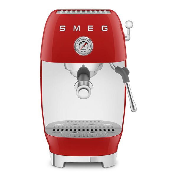 Smeg Machine à café Expresso vintage Rouge Années 50 ECF03RDEU