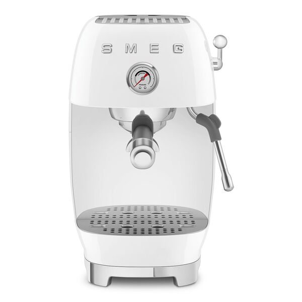 Smeg Machine à café Expresso vintage Blanc Années 50 ECF03WHEU