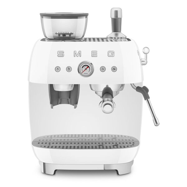 Smeg Machine à café à grain vintage Blanc EGF03WHEU