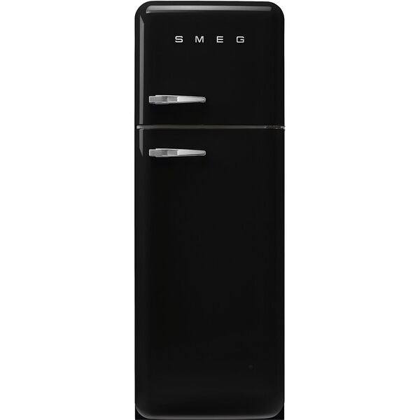 Smeg Réfrigérateur Deux portes Noir FAB30RBL6