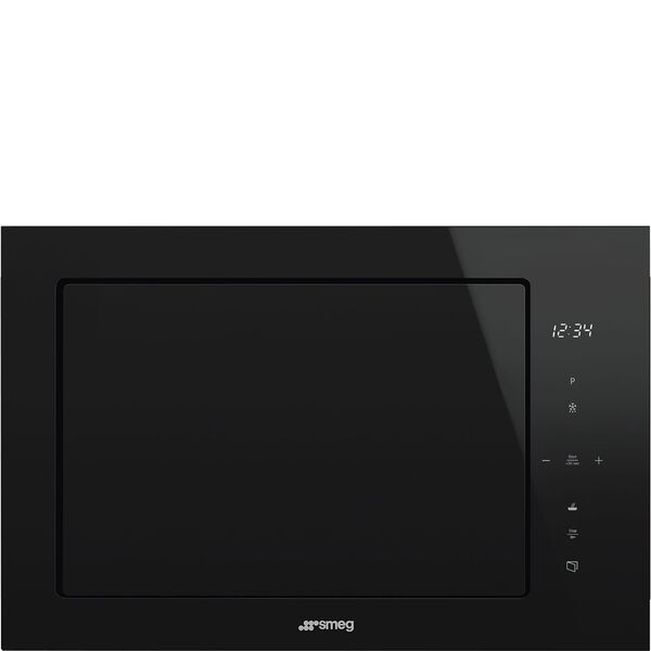 Smeg Micro-ondes combiné Noir FMI625CN