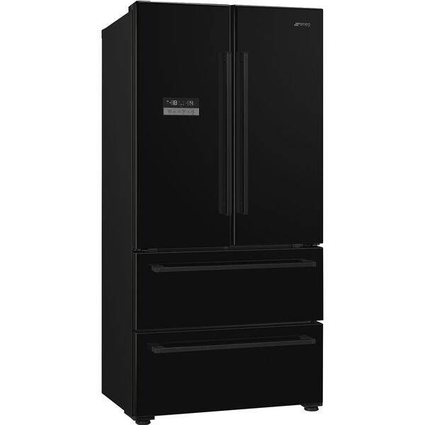 Smeg Réfrigérateur 2 portes + 2 tiroirs Noir FQ55FNDE