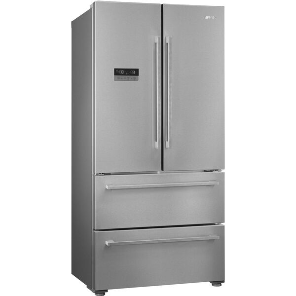 Smeg Réfrigérateur 2 portes + 2 tiroirs Inox Look FQ55FXDE