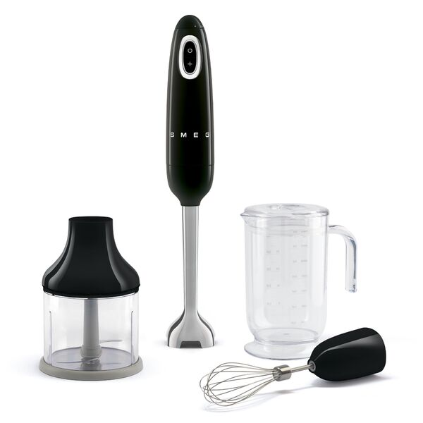Smeg Mixeur plongeant + accessoires vintage Noir HBF03BLEU