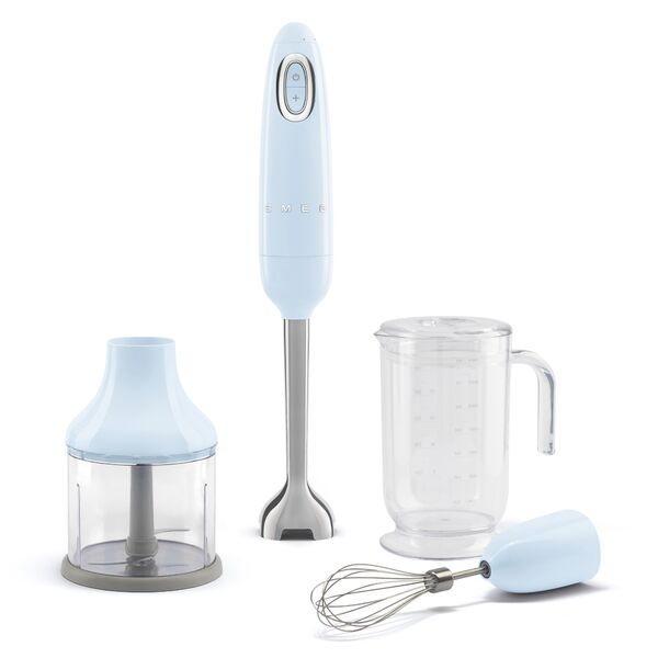 Smeg Mixeur plongeant + accessoires vintage Bleu Azur HBF03PBEU