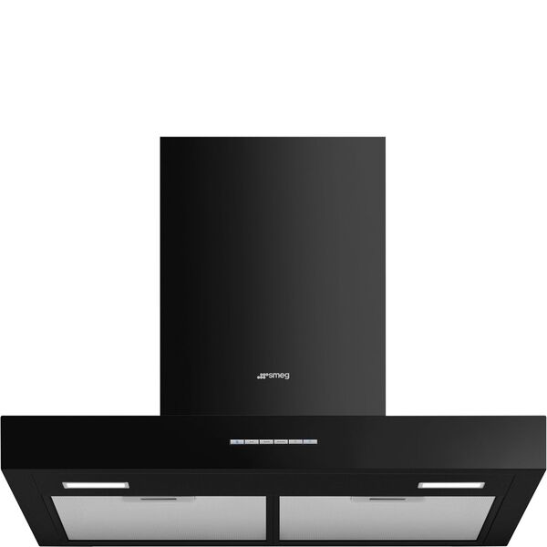 Smeg Hotte décorative murale Noir KBT600BL