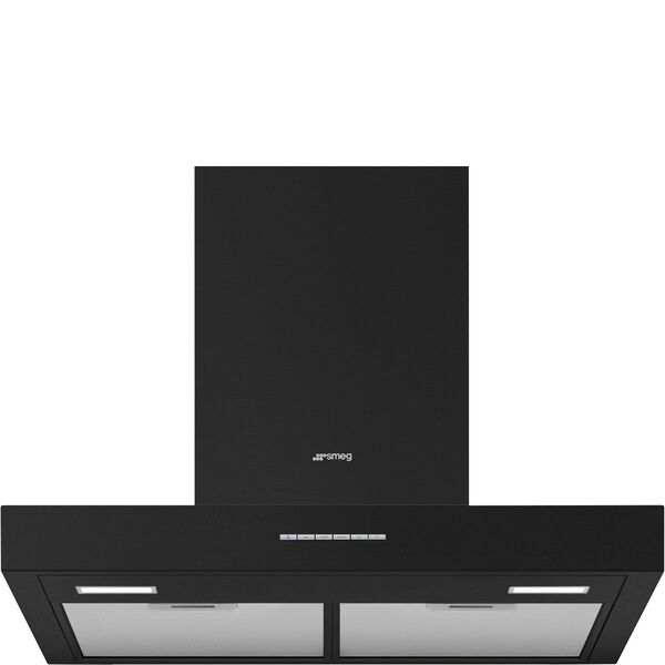 Smeg Hotte décorative murale Noir Mat KBT600MB