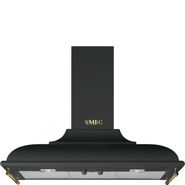 Smeg Hotte décorative murale Anthracite KC19AOE
