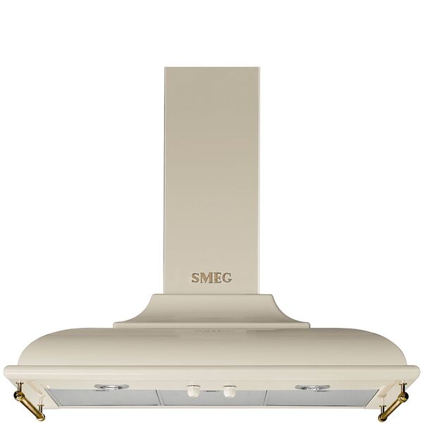 Smeg Hotte décorative murale Crème KC19POE
