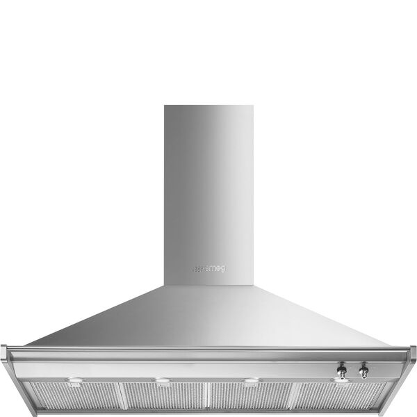 Smeg Hotte décorative murale Inox KD120HXE