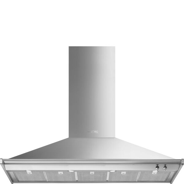 Smeg Hotte décorative murale Inox KD150HXE