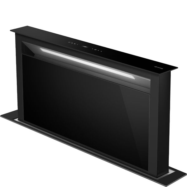 Smeg Hotte de plan Noir KDD90CNE2