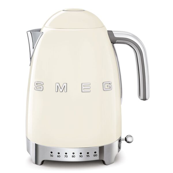 Smeg Bouilloire température réglable Crème Années 50 {SKU KLF04CREU