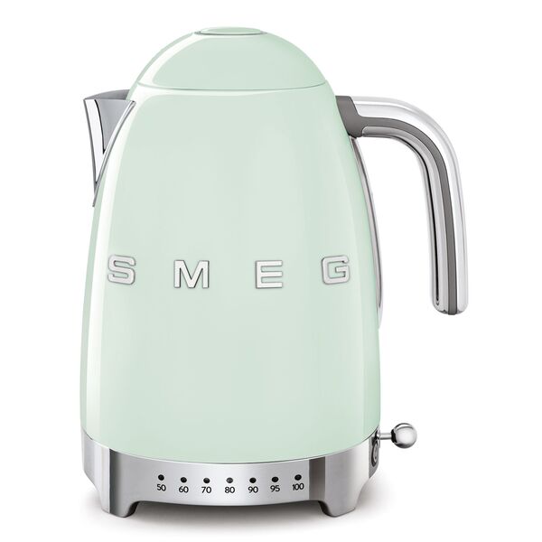 Smeg Bouilloire température réglable Vert d'Eau Années 50 {SKU KLF04PGEU